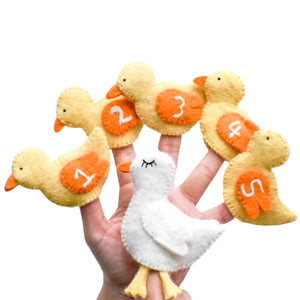 Tara Treasures Finger Puppets - Five Little Ducks