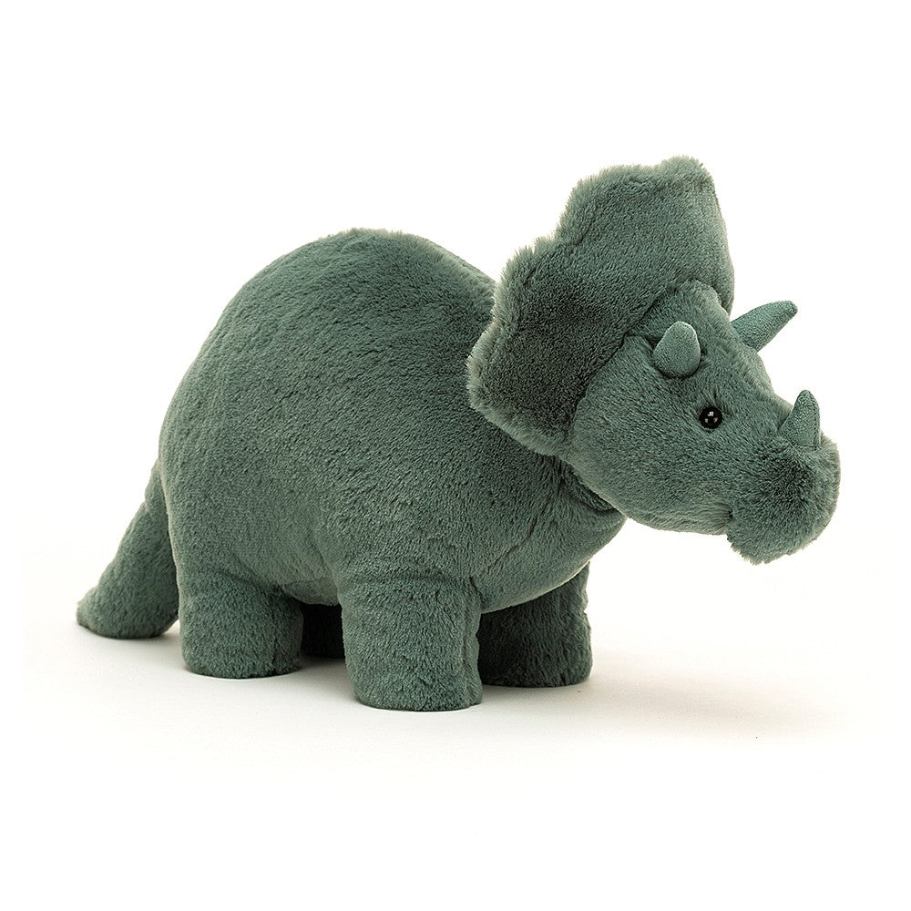 Fossilly Triceratops Soft Toy Jellycat Australia