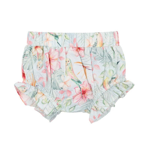 Fox & Finch - Baby Budgie Blue Floral Shorts
