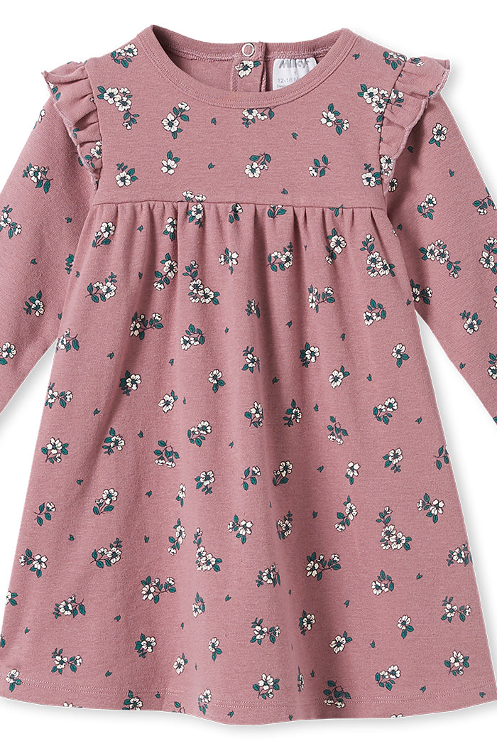 Gardenia Baby Dress- Mulberry Long Sleeve Dress Milky 