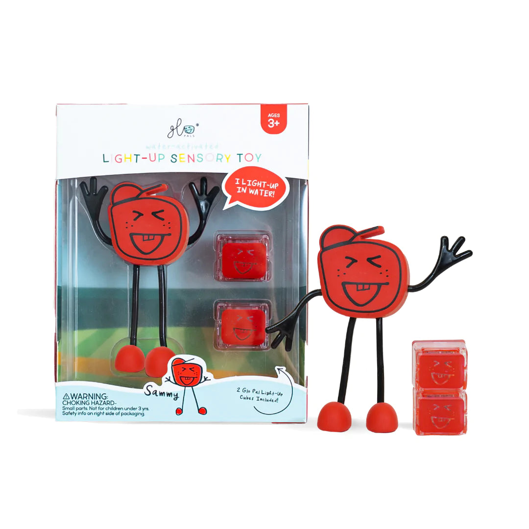 Glo Pals Character - Sammy Red Bath Toy Jellystone 