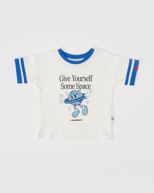 Goldie & Ace Give Yourself Some Space T-Shirt - Ivory
