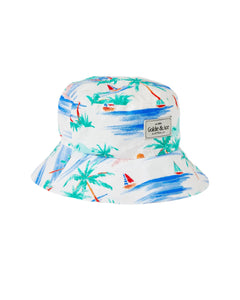 Goldie & Ace - Goldie Cotton Bucket Hat - Paradise White