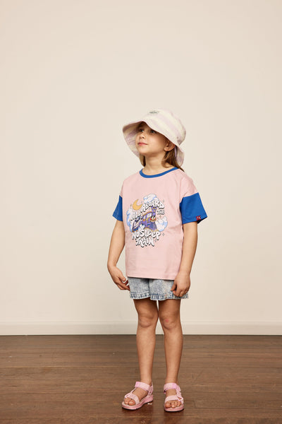 Goldie & Ace No Sleep Train T-Shirt - Lilac Short Sleeve T-Shirt Goldie & Ace 