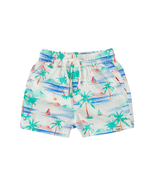 Goldie & Ace Noah Cotton Shorts - Paradise White