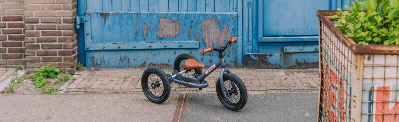 Grey Trybike - Brown Seat and Grips (3 wheel) Bike Trybike 