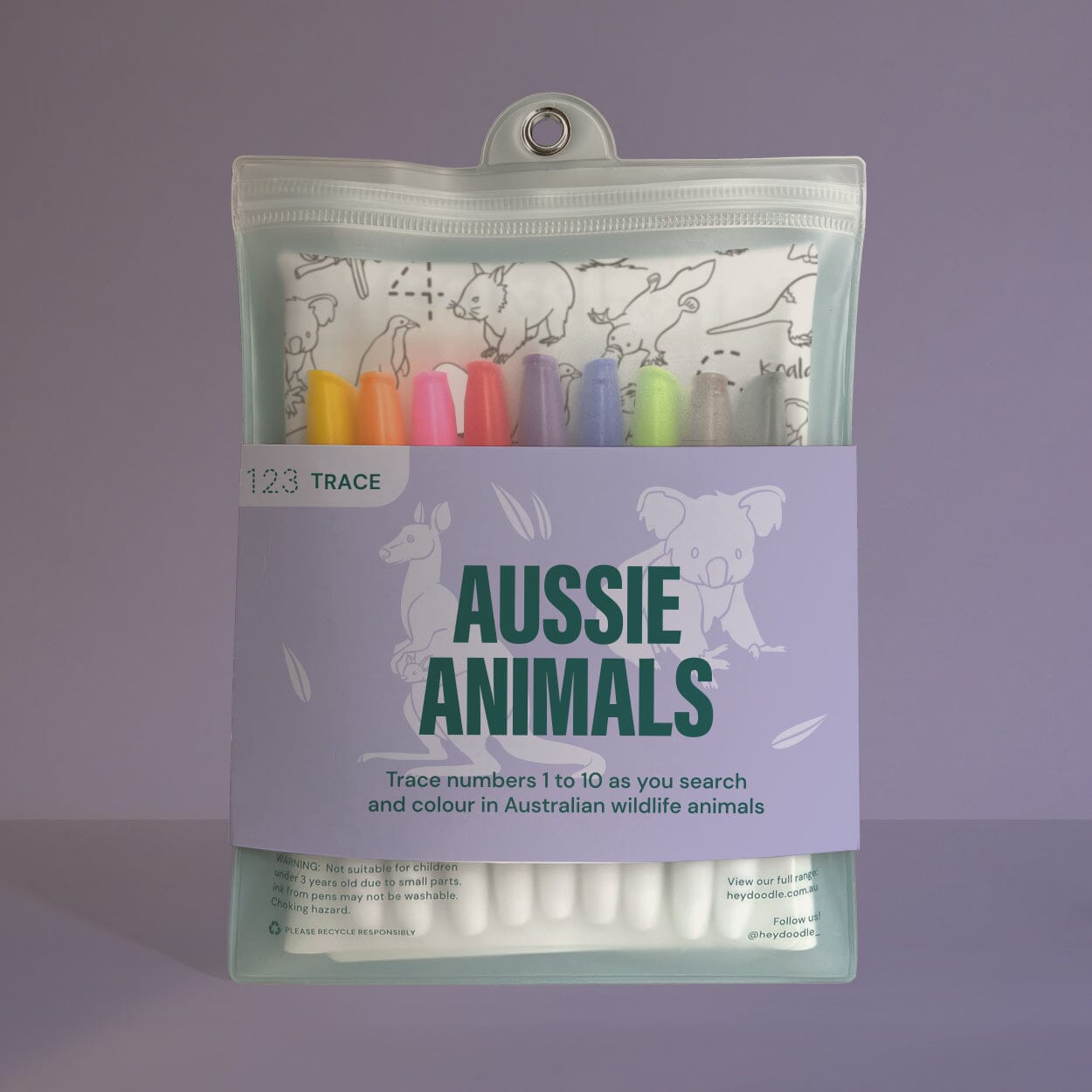 HeyDoodle Mat 123 - Aussie Animals Arts & Crafts HeyDoodle 