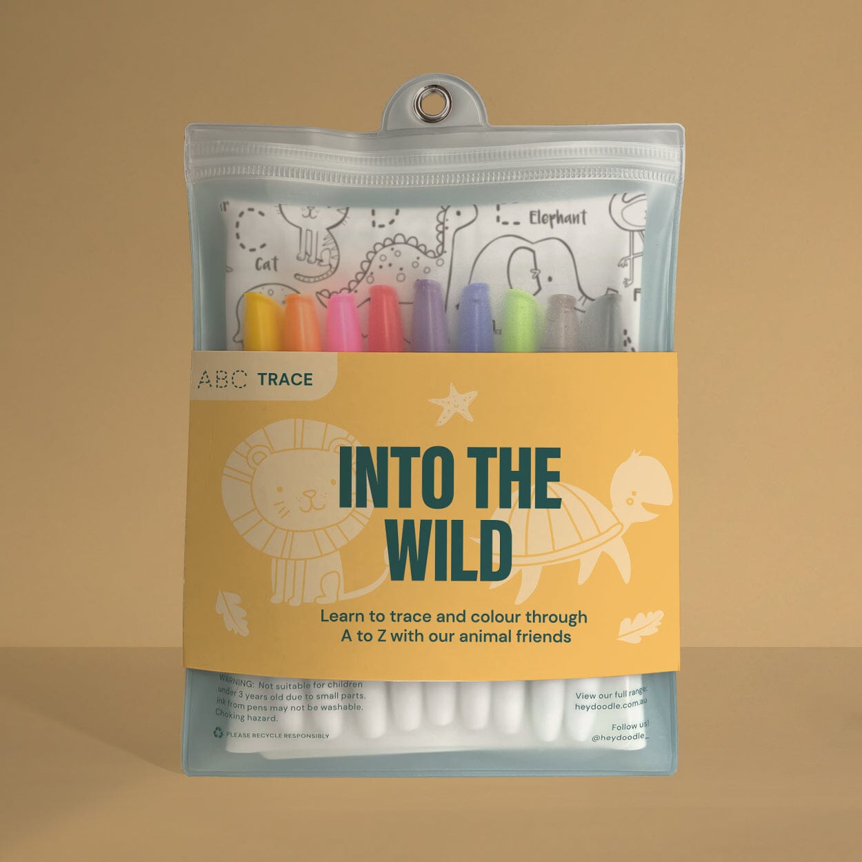 HeyDoodle Mat ABC - Into The Wild Arts & Crafts HeyDoodle 