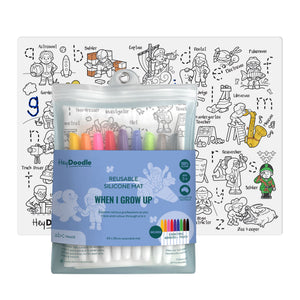 HeyDoodle - Classic Colouring & Doodle Mat | When I Grow Up