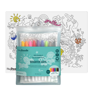 HeyDoodle - Classic Colouring & Doodle Mat | Brighter Days