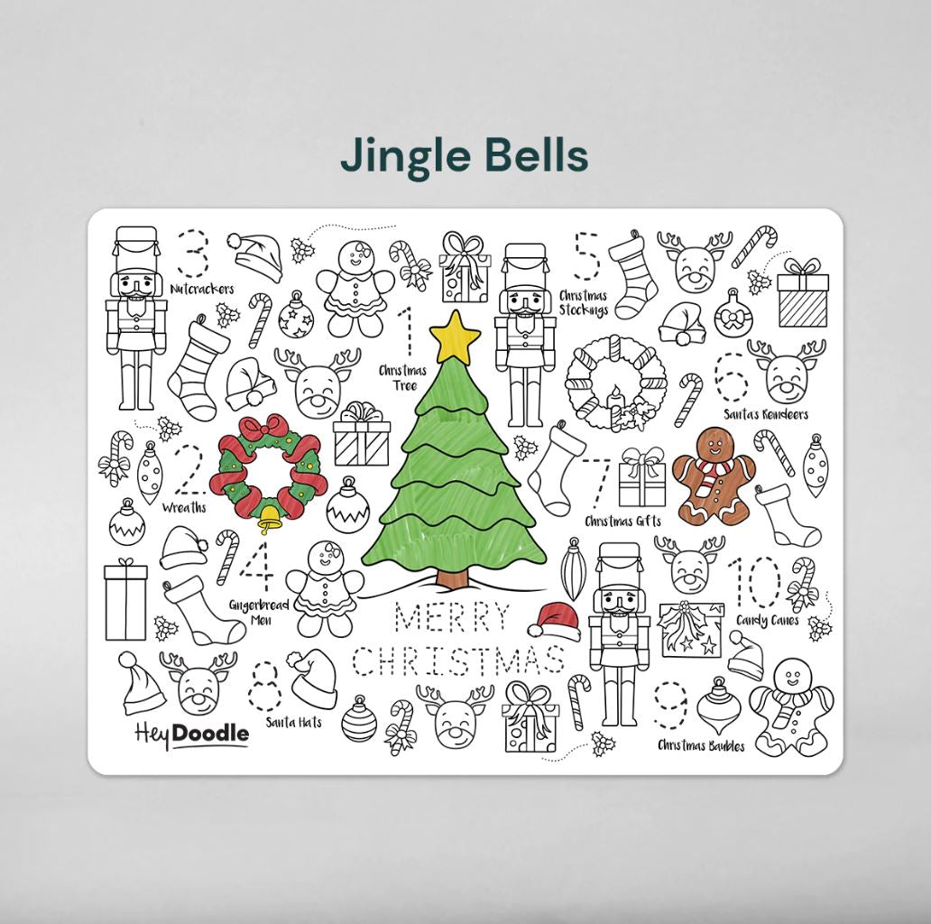 HeyDoodle Mat DRW - Jingle Bells Activity & Craft HeyDoodle 