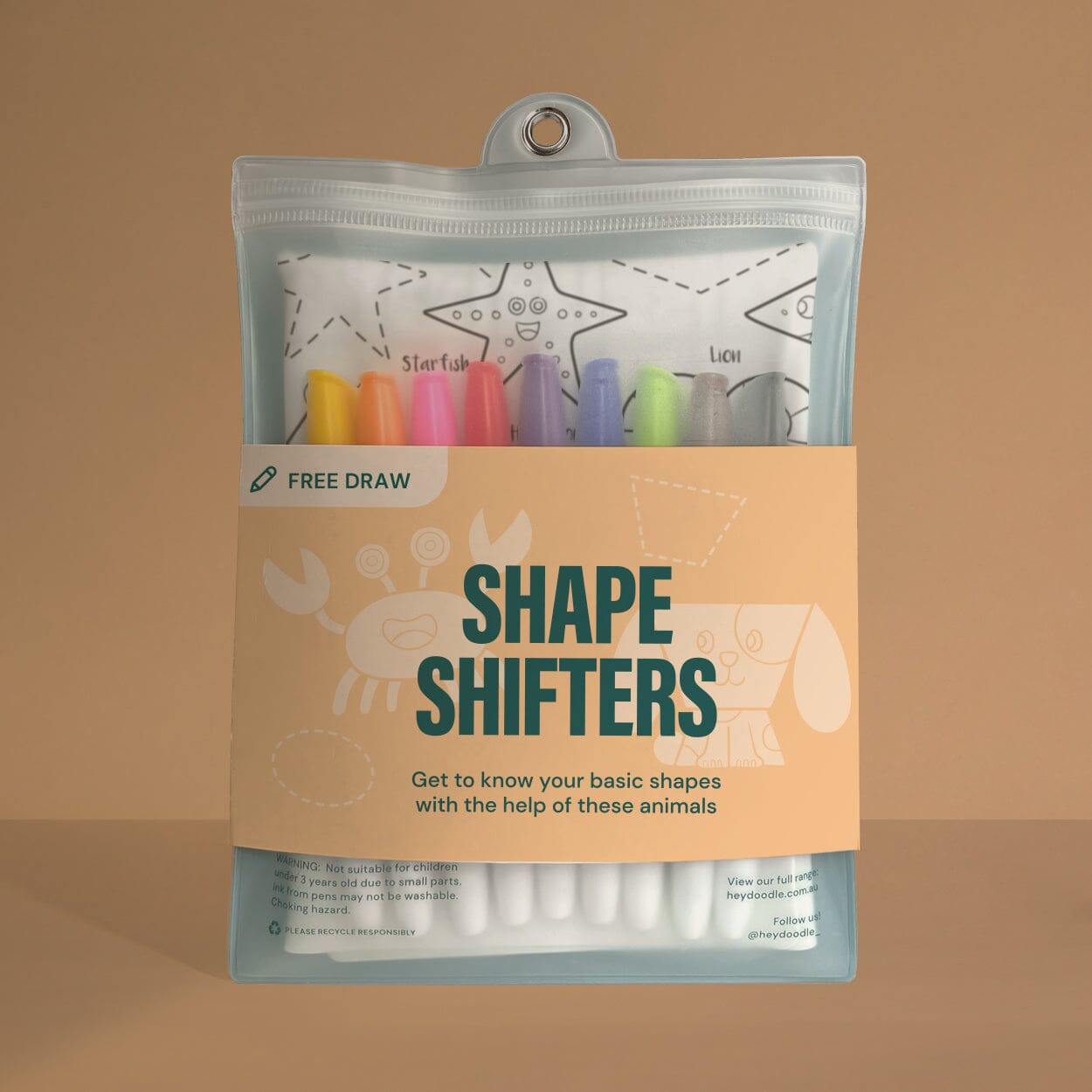 HeyDoodle Mat DRW - Shape Shifters Arts & Crafts HeyDoodle 