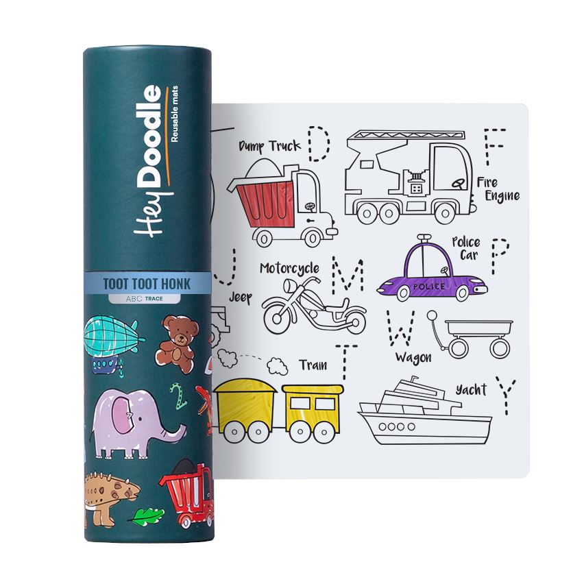 HeyDoodle MiniMat ABC - Toot Honk Arts & Crafts HeyDoodle 