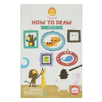 How-To-Draw- Animals Arts & Crafts Tiger Tribe 