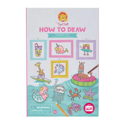 How-To-Draw- Summer Fun Arts & Crafts Tiger Tribe 