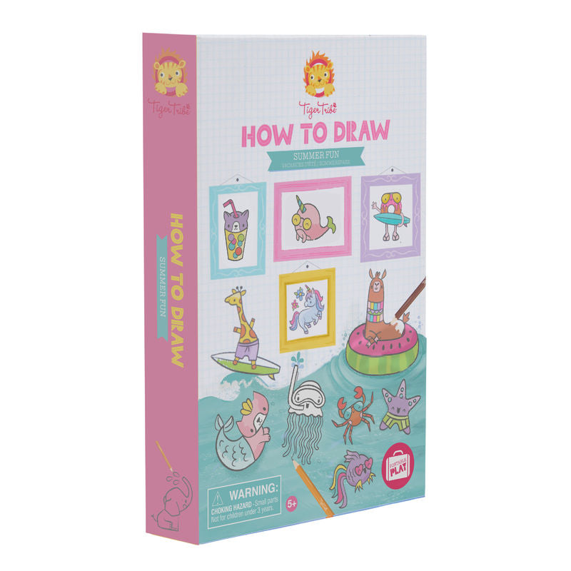 How-To-Draw- Summer Fun Arts & Crafts Tiger Tribe 