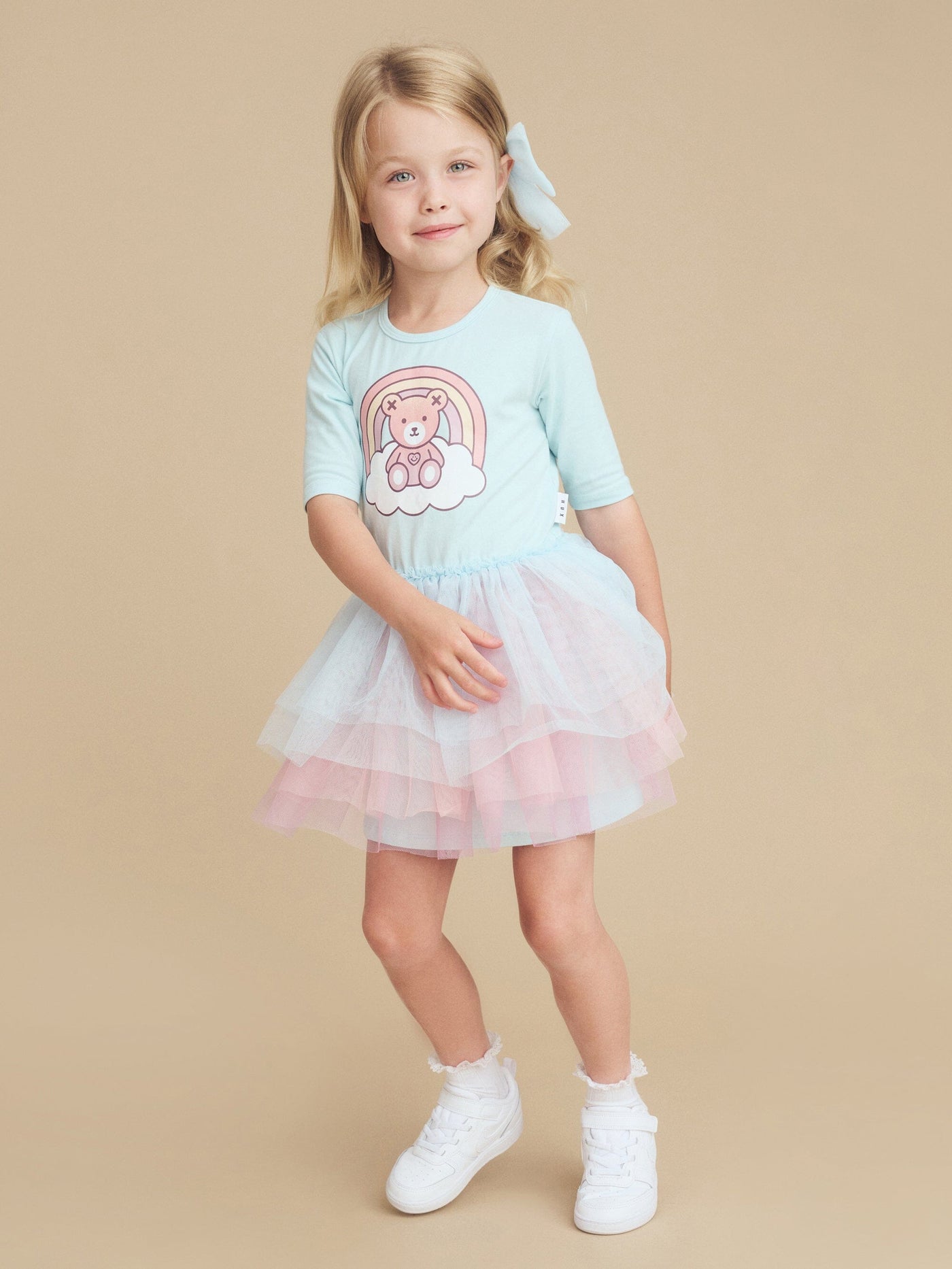 Huxbaby Cloud Bear Layered Ballet Dress HB112S23 Tutu Dress Huxbaby 