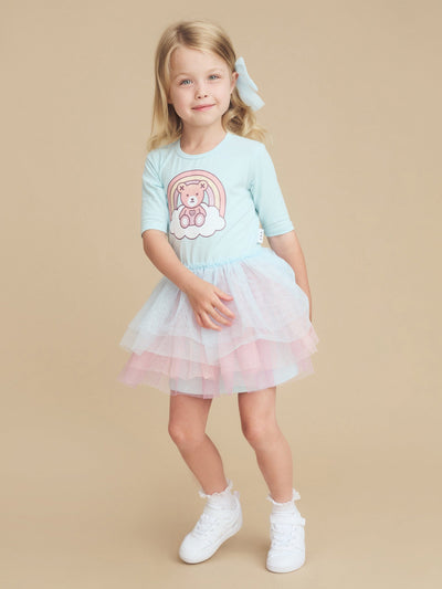 Huxbaby Cloud Bear Layered Ballet Dress HB112S23 Tutu Dress Huxbaby 