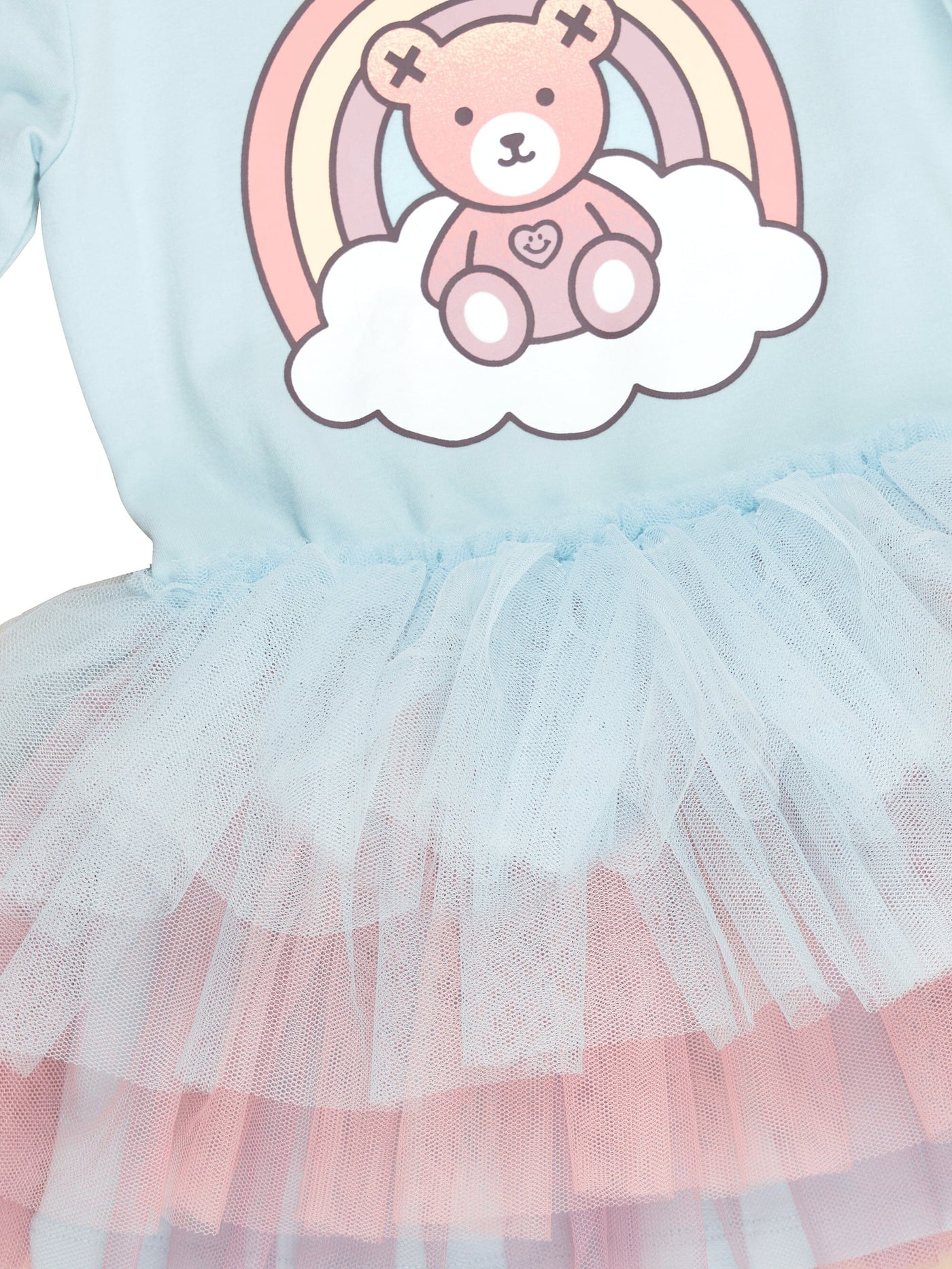 Huxbaby Cloud Bear Layered Ballet Dress HB112S23 Tutu Dress Huxbaby 