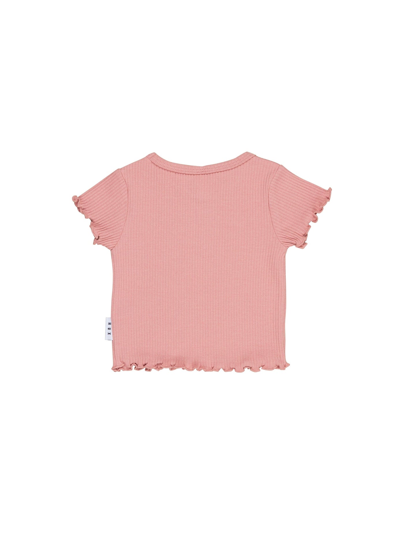 Huxbaby Dusty Rose Rib Tee HB202NS Short Sleeve T-Shirt Huxbaby 