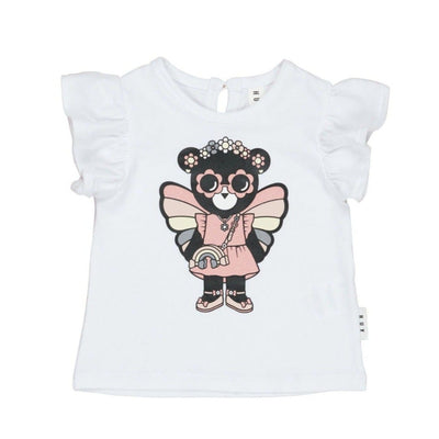 Huxbaby Fairy Bear Frill T-Shirt HB219S23 Short Sleeve T-Shirt Huxbaby 