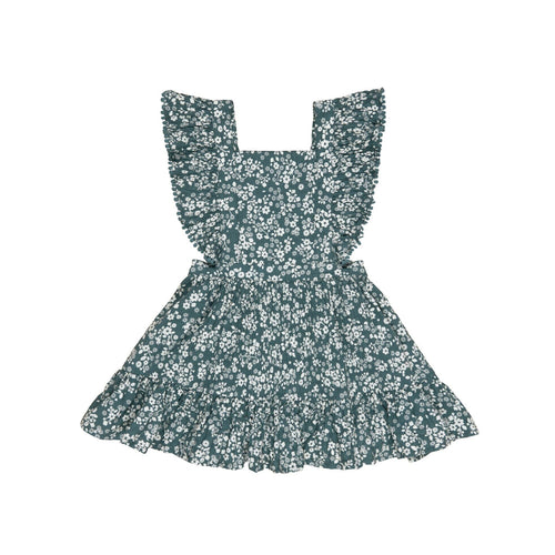 Huxbaby - Floral Pine Bib Dress - HB126S23