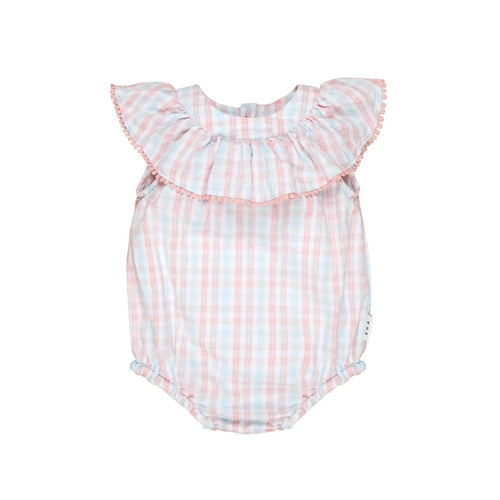 Huxbaby Jewel Check Playsuit HB009S23