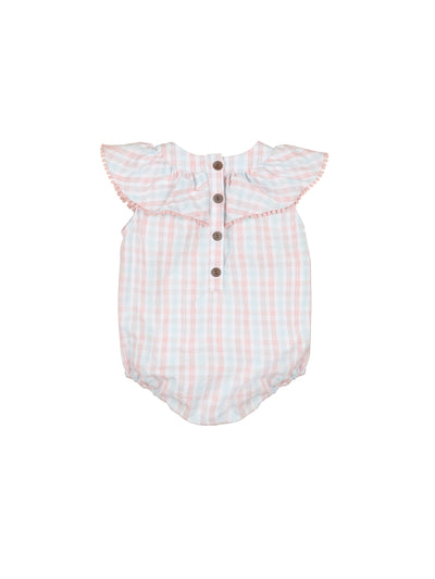 Huxbaby Jewel Check Playsuit HB009S23 Playsuit Huxbaby 