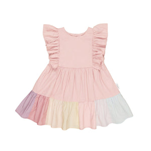 Huxbaby - Riley Rainbow Hem Dress - HB114S23