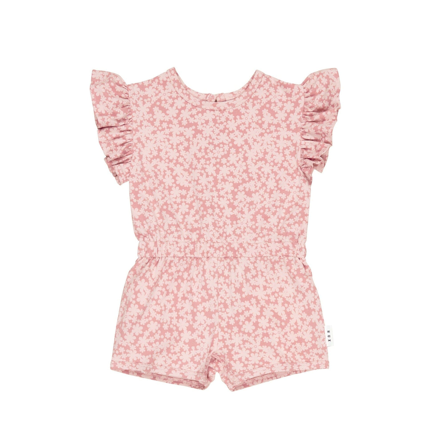 Huxbaby Smile Floral Frill Playsuit HB018S23 Playsuit Huxbaby 