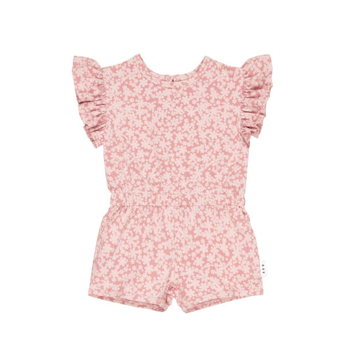 Huxbaby - Smile Floral Frill Playsuit - HB018S23