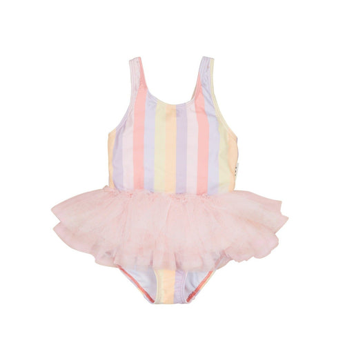 Huxbaby - Sunset Stripe Ballet Swimsuit - HB729S23