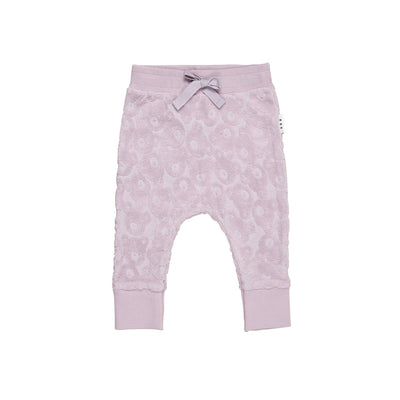 Huxbear Lavender Terry Drop Crotch Pant HB614W23 Pants Huxbaby 