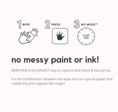 Ink-less Print Kit Arts & Crafts Babyink 