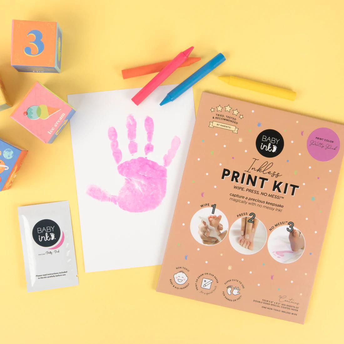 Ink-less Print Kit Keepsakes Babyink 