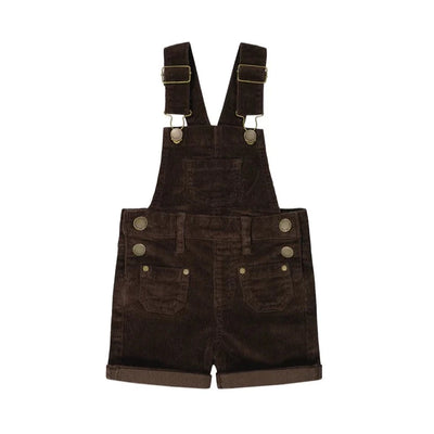 Jamie Kay Chase Short Cord Overall - Coffee Bean Overalls Jamie Kay 
