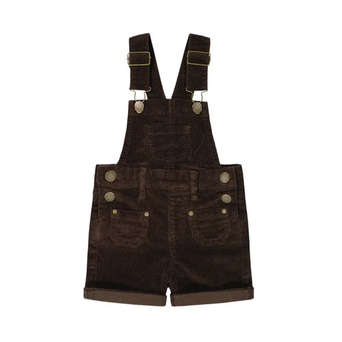 Jamie Kay Chase Short Cord Overall - Coffee Bean