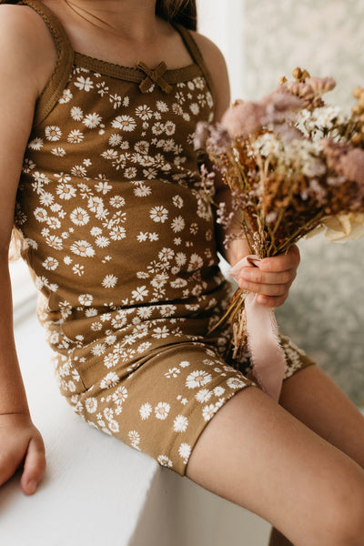 Jamie Kay Organic Cotton Singlet - Daisy Floral Singlet Jamie Kay 