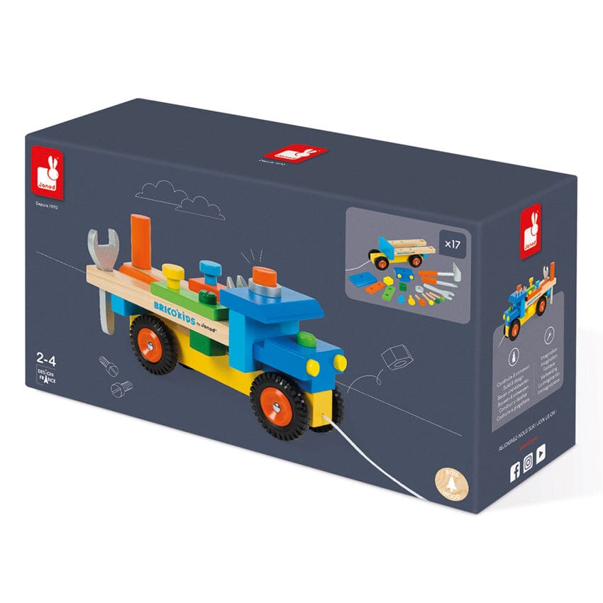 Janod BricoKids DIY Tool Truck Vehicles Janod 