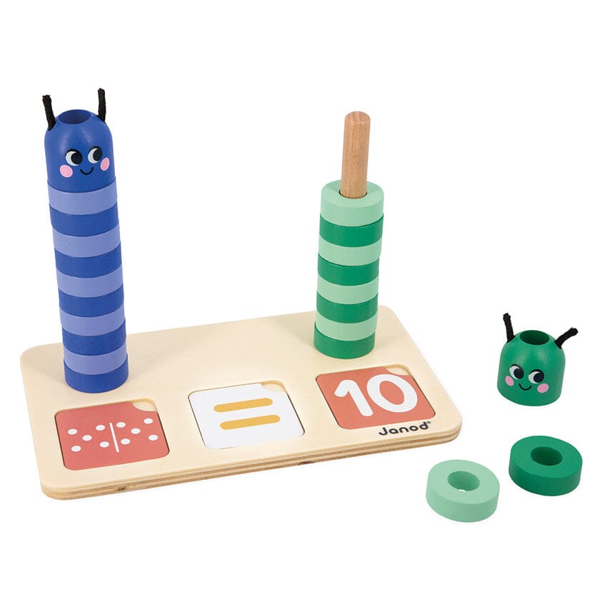 Janod Counting Caterpillars Educational Toy Janod 