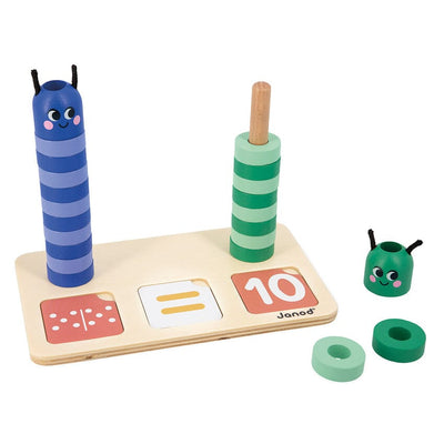 Janod Counting Caterpillars Educational Toy Janod 