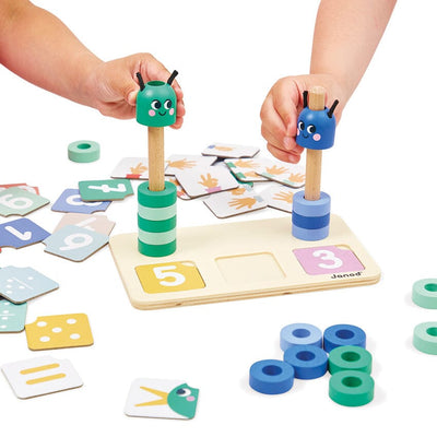 Janod Counting Caterpillars Educational Toy Janod 
