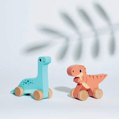 Janod Dino Push-Alongs Wooden Toy Janod 