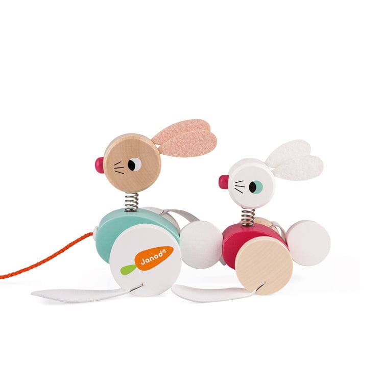 Janod Pull-along Rabbits Sensory Toy Janod 