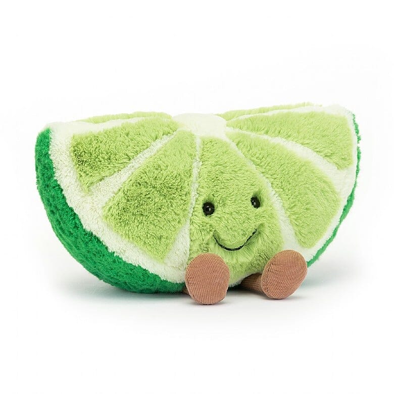 Jellycat Amusable Slice of Lime Soft Toy Jellycat 