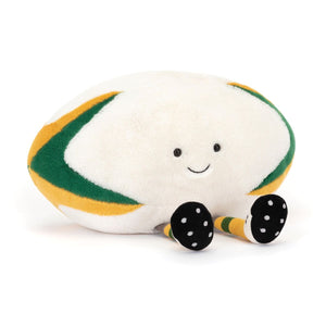 Jellycat Amuseable Sports - Australian Rugby Ball - Discontinued