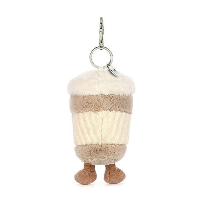 Jellycat Amuseable Coffee-To-Go Bag Charm Soft Toy Jellycat 