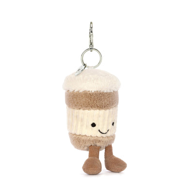 Jellycat Amuseable Coffee-To-Go Bag Charm Soft Toy Jellycat 