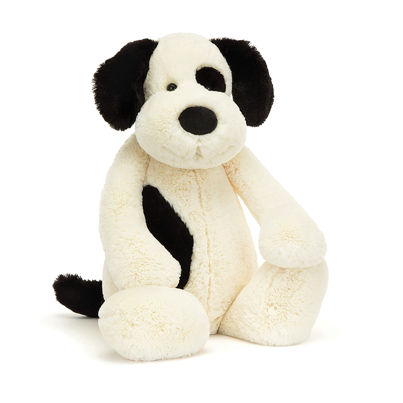 Jellycat Bashful Black & Cream Puppy Big Soft Toy Jellycat 