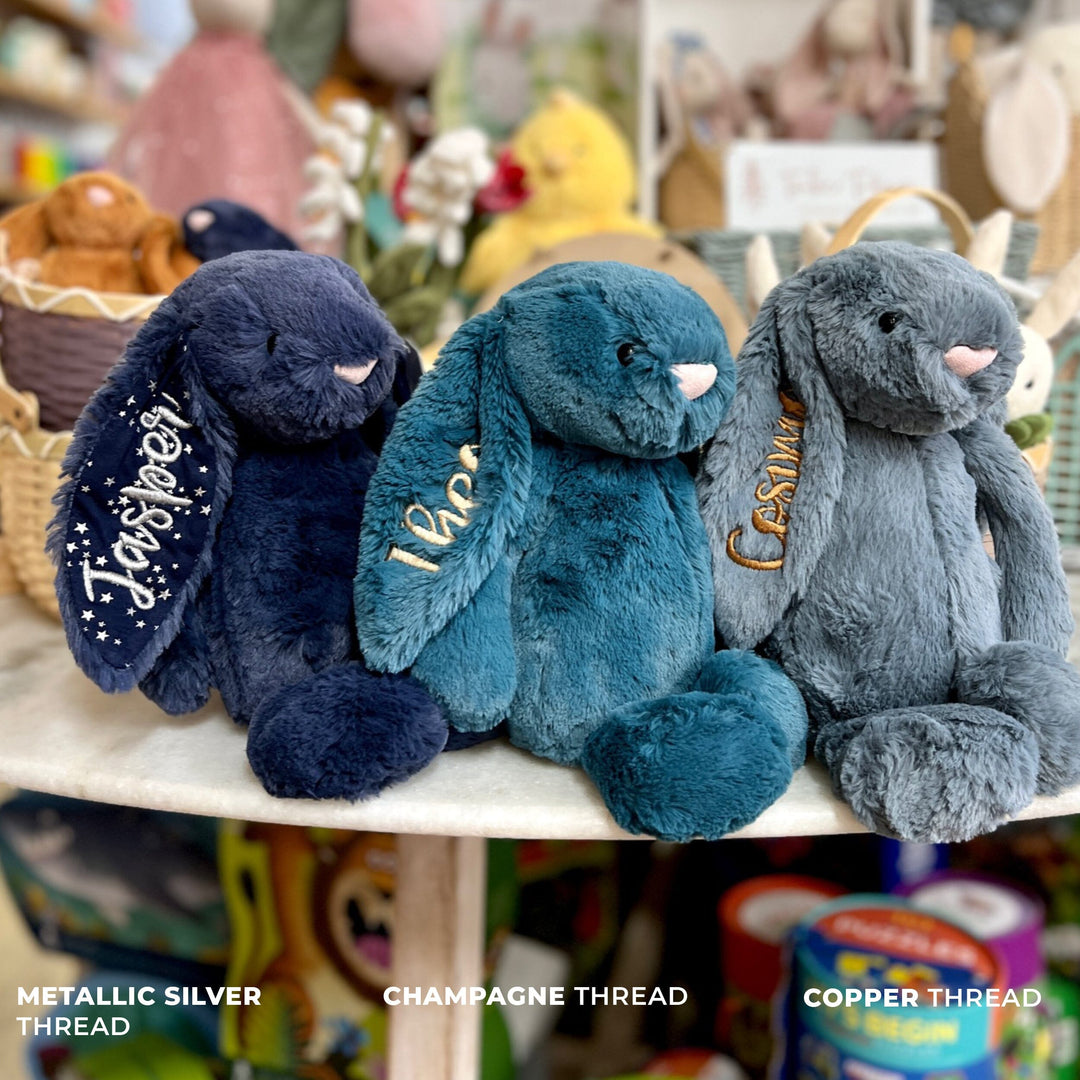 Jellycat Bashful - Dusky Blue Bunny Original (Medium) - Retired